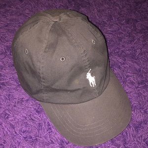 Gray & White Polo Hat